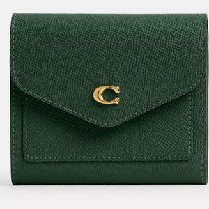 Coach Dark Green Leather Wallet